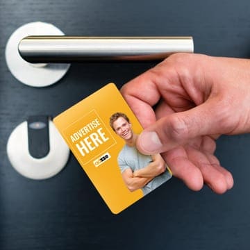 Hotel Key Cards Advertising Target High Income Travelers