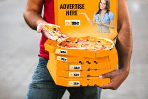 Pizza Box advertising