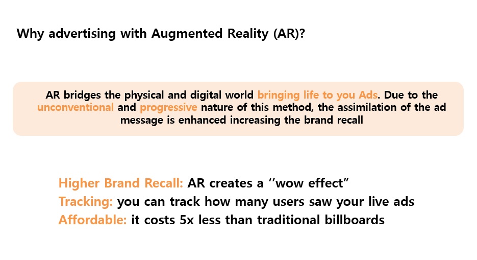 Advertising with Augmented Reality (AR)