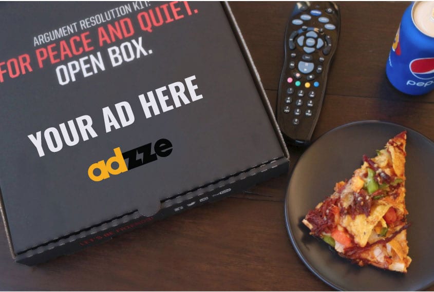 Pizza Box Advertising