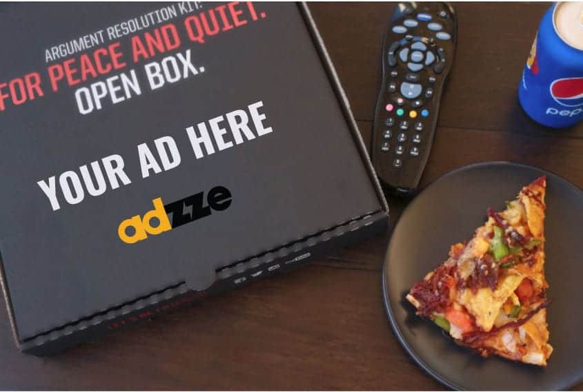 Pizza Box Advertising