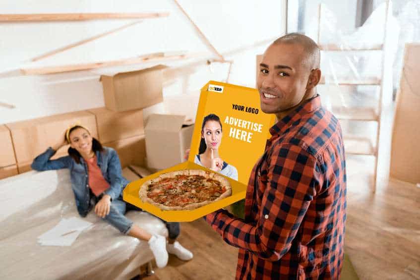 Pizza Box Advertising