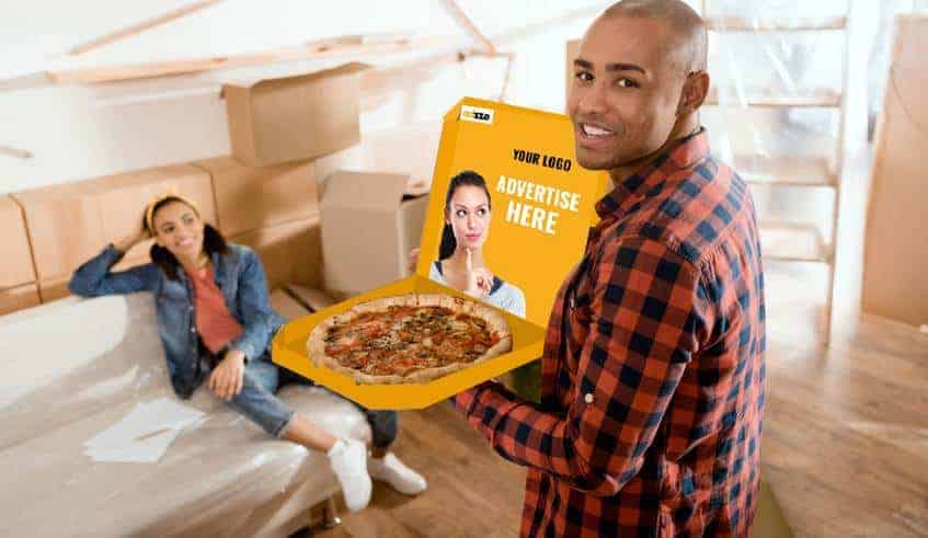 Pizza Box Advertising