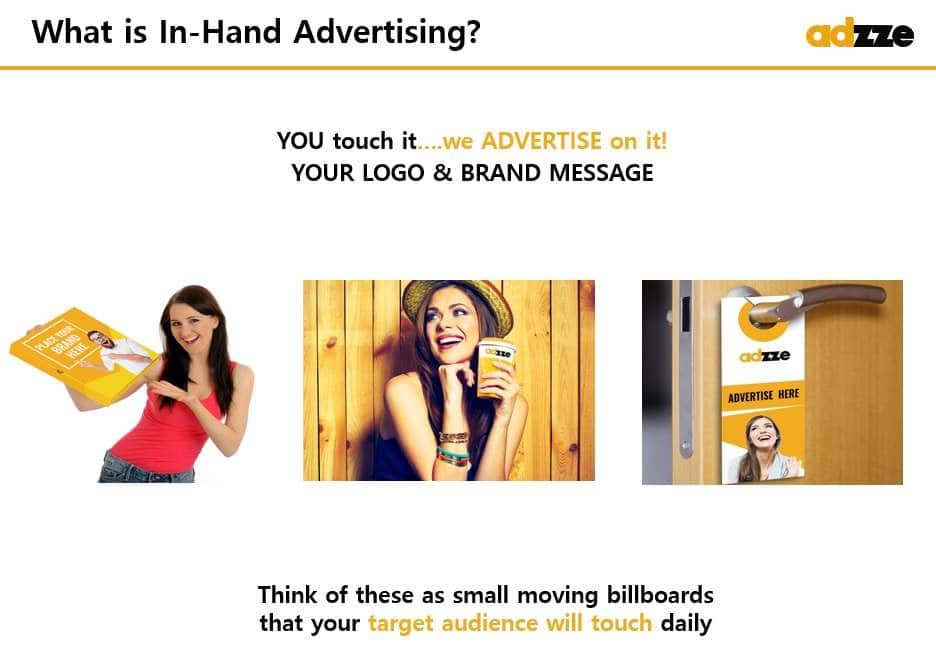 What is In-Hand advertising