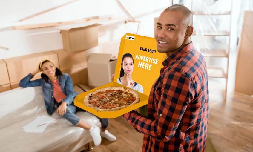 what is custom pizza box ad