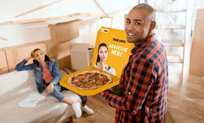 what is custom pizza box ad