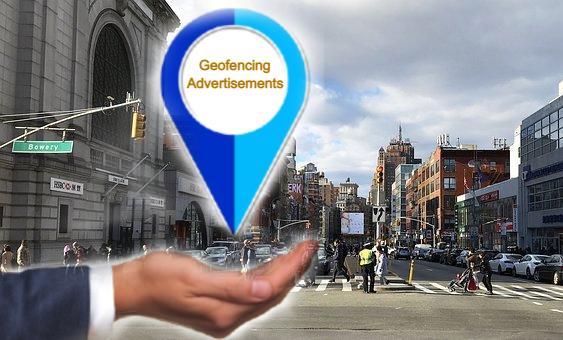 Geofencing advertisements