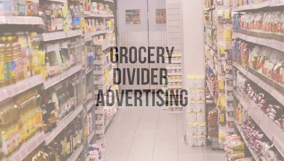 Grocery Divider Advertising