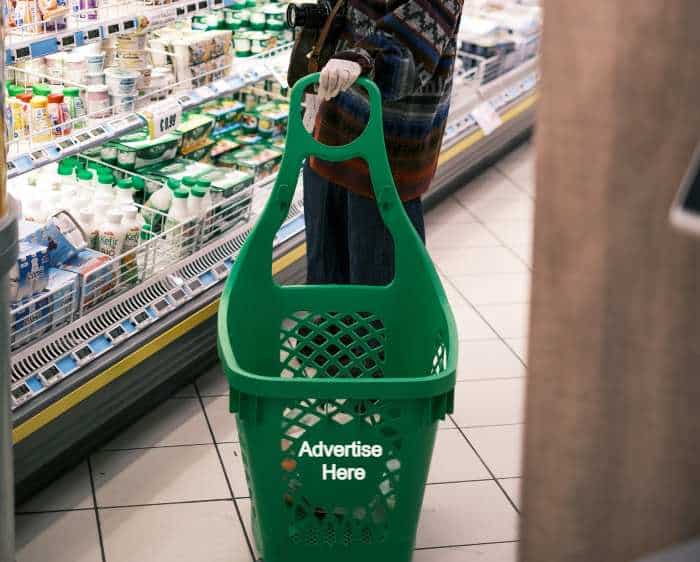 shopping cart advertising