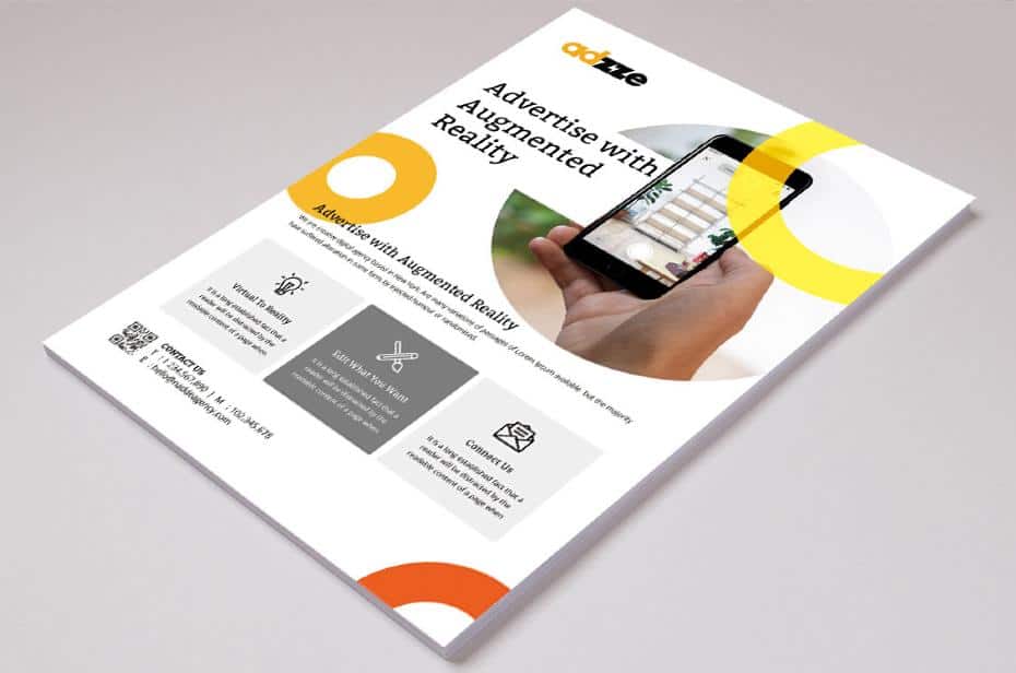 Augmented Reality Brochure Advertising