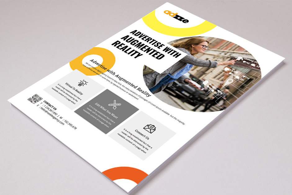 Promote your Brand - Brochure Advertising with AR Effects
