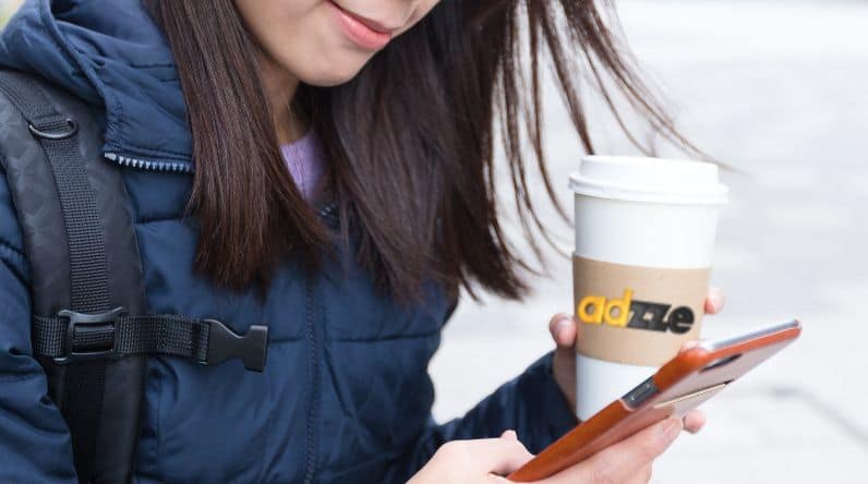 Coffee Sleeve Printing Ads with AR 