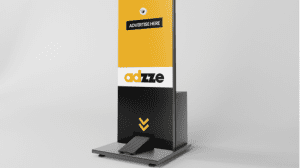 Advertising on Sanitizing Stations