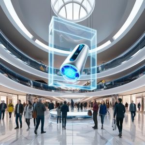 AI generated holographic projector